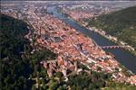 Aerial view of Heidelberg - Heidelberg University Hospital - Университетская клиника Гейдельберга