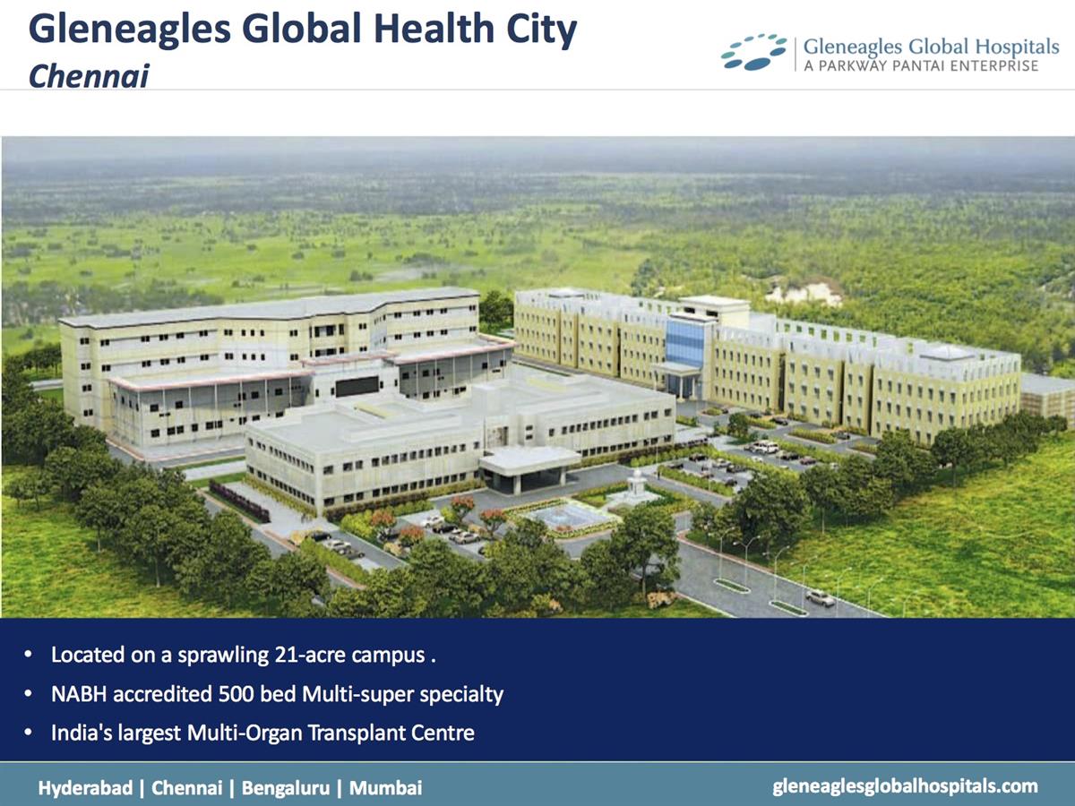 Gleneagles Global Hospitals - Больница «Глениглс» в Ченнаи